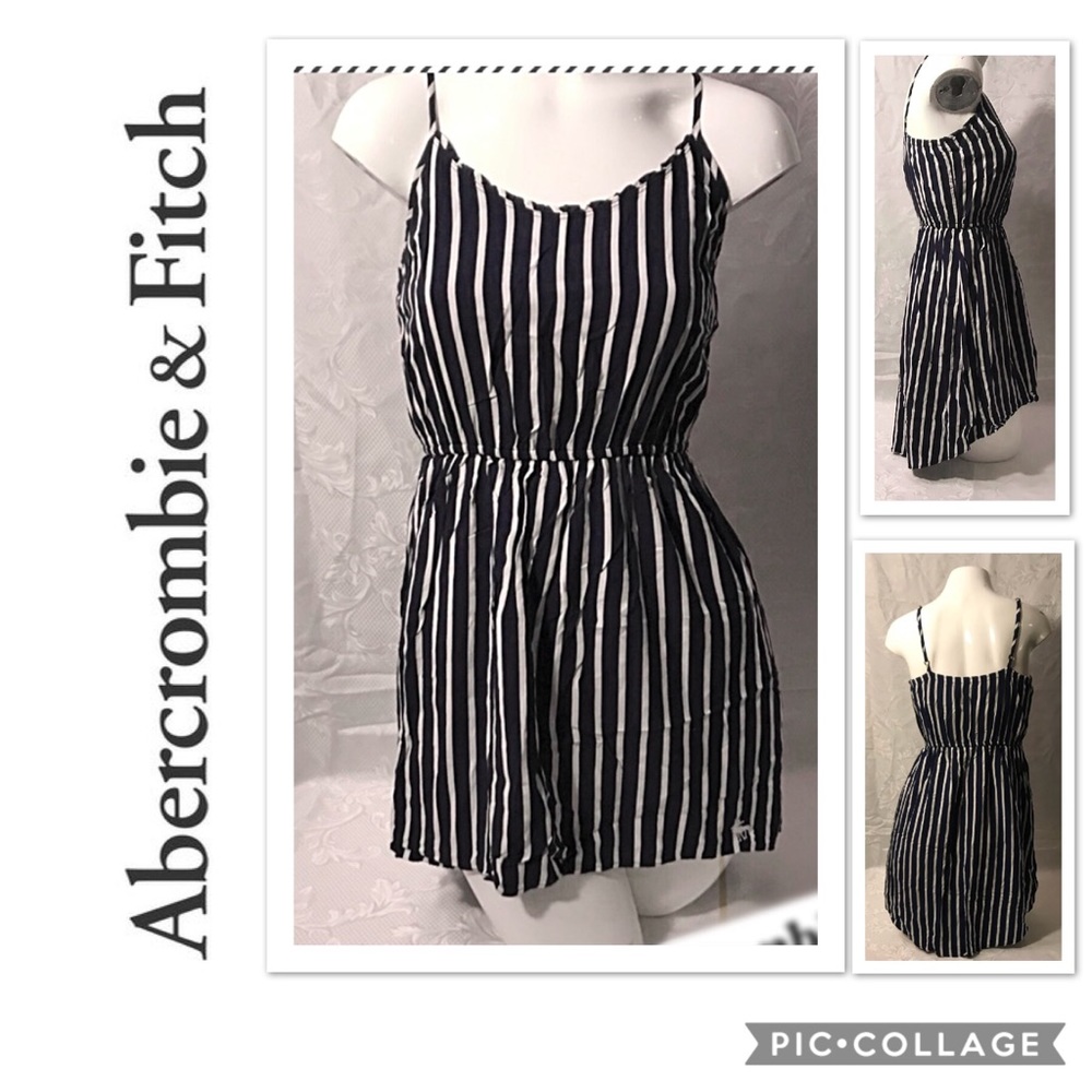Abercrombie & Fitch NY striped Skate Skirt Dress
